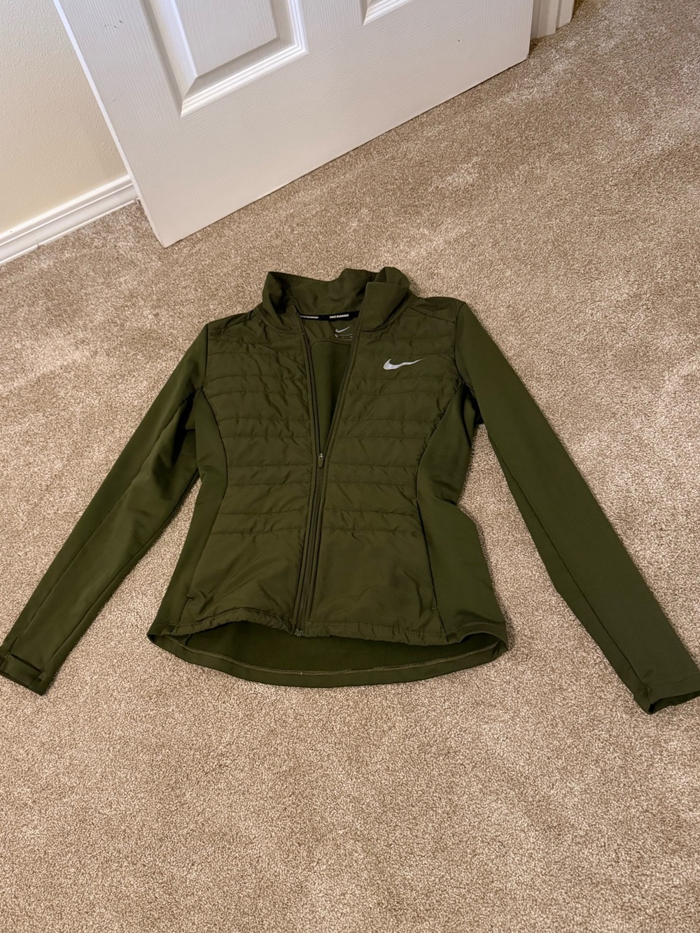 Nike Running Aeroloft Jacket Running Quilted Jacket Green